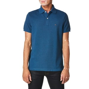 Polo Tommy Hilfiger Custom Fit Legion Blue Para Hombre