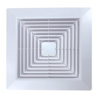 Magideal - Cubierta De Ventilador De Baño De Baño Techo De Baño Ventilador De Ventilador De Múltiples Usos Múltiples Montaje Cuadrado Difusor De Aire Cuadrado Pa 34 Cm