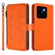 thumbnail image 2 of Funda Cartera Mariposa para [Xiaomi 14] con Soporte y Cremallera Naranja, 2 of 6