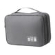 thumbnail image 1 of Organizador de accesorios electrónicos digitales, bolsa de almacenamiento de cables, organizador de cables de carga resistente al agua para cargadores Gris, 1 of 5