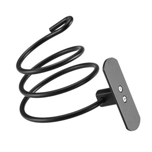 Ioensy - Soporte Para Secador De Pelo Para Baño, Soporte De Pared Duradero Para Decoración Del Hogar, Ducha, Baño, Negro
