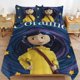 thumbnail image 1 of Coraline Duvet Cover Set 3 Piece Bedding Set Double Sided Printing Decorative Comforter Cover Set, 1 of 5