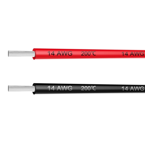 Cable eléctrico Haerkn 14 AWG, calibre 14, silicona, 6 m