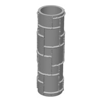 Magideal - Rodillo De Textura De Terreno Para Modelado De Espuma Y Arcilla, Rodillo Manual De Patrones Realistas, Herramienta Portátil Para Crear Escenarios, Construcción Con Pla, Adecuado Para Estilo E