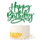 thumbnail image 4 of Decoración De Tarta Con Purpurina Verde Para Feliz Cumpleaños, 4 of 6