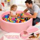thumbnail image 3 of Piscina de Pelotas SIUUHOVS 90x30 cm Rosa Claro con Cama de Espuma, 3 of 6