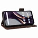 thumbnail image 2 of Funda Cartera para BLU C9 Tapa Flip con Ranuras y Soporte Marrón, 2 of 5