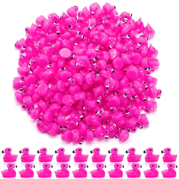 Patos flamencos de resina XGBDL Mini, 200 unidades, para decoración