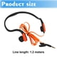 thumbnail image 5 of Auriculares con control por cable y montaje trasero para deportes al aire libre, running, ciclismo, conducción ósea, 5 of 5