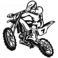 Rienda Libre Graphics - Decomural Dirt Bike Stunt Motocross Ws-15340