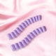 thumbnail image 3 of Press On Nails JOYVVEW, morado claro, cuadrado medio, lila, 3 of 7