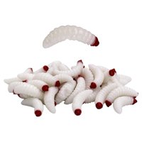 Ioensy - Señuelos De Pesca Blandos De Plástico De 50 Piezas, Gusanos De Pesca De Lubina, Cebo De Pesca, Cebos De Gusano