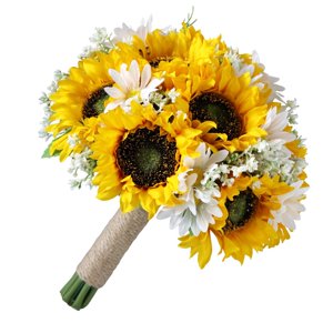 Bothyi - Ramo De Mano De Novia De Boda Romántica Para Centro De Mesa De Ceremonia De Boda De Iglesia