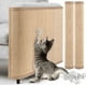 thumbnail image 1 of Rascador gato sillon muebles tipo alfombra sisal 80x50cm caf, 1 of 3