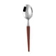 thumbnail image 1 of XmhyTop cubiertos de, acero inoxidable, muy adecuados para trajes de filete,Marrón, 4 Piezas Cuchara de postre, 1 of 5