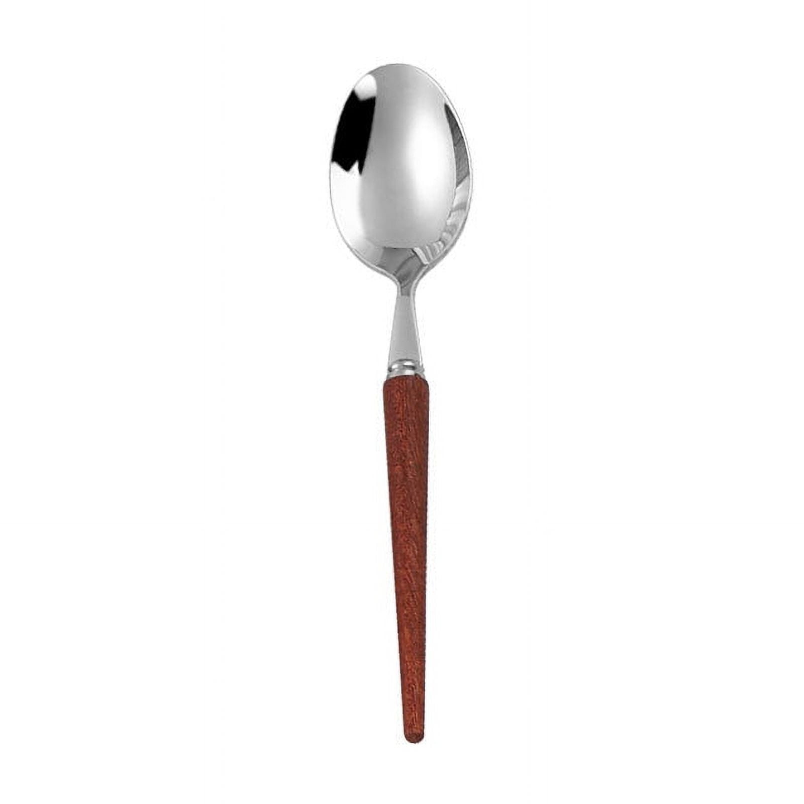 Xmhytop Cubiertos De, Acero Inoxidable, Muy Adecuados Para Trajes De Filete,marrón, 4 Piezas Cuchara De Postre