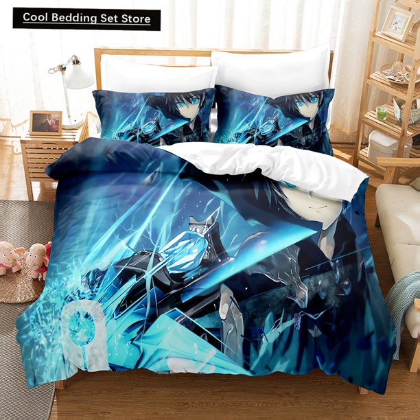 Death March to the Parallel World Rhapsody Bedding Set Twin Full Size Bed Set Adult Bedroom Duvet Cover Set Bed Sheets