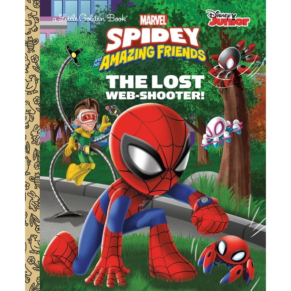 Libro Golden Books Spidey y sus Amigos: El Lanzador de Telarañas