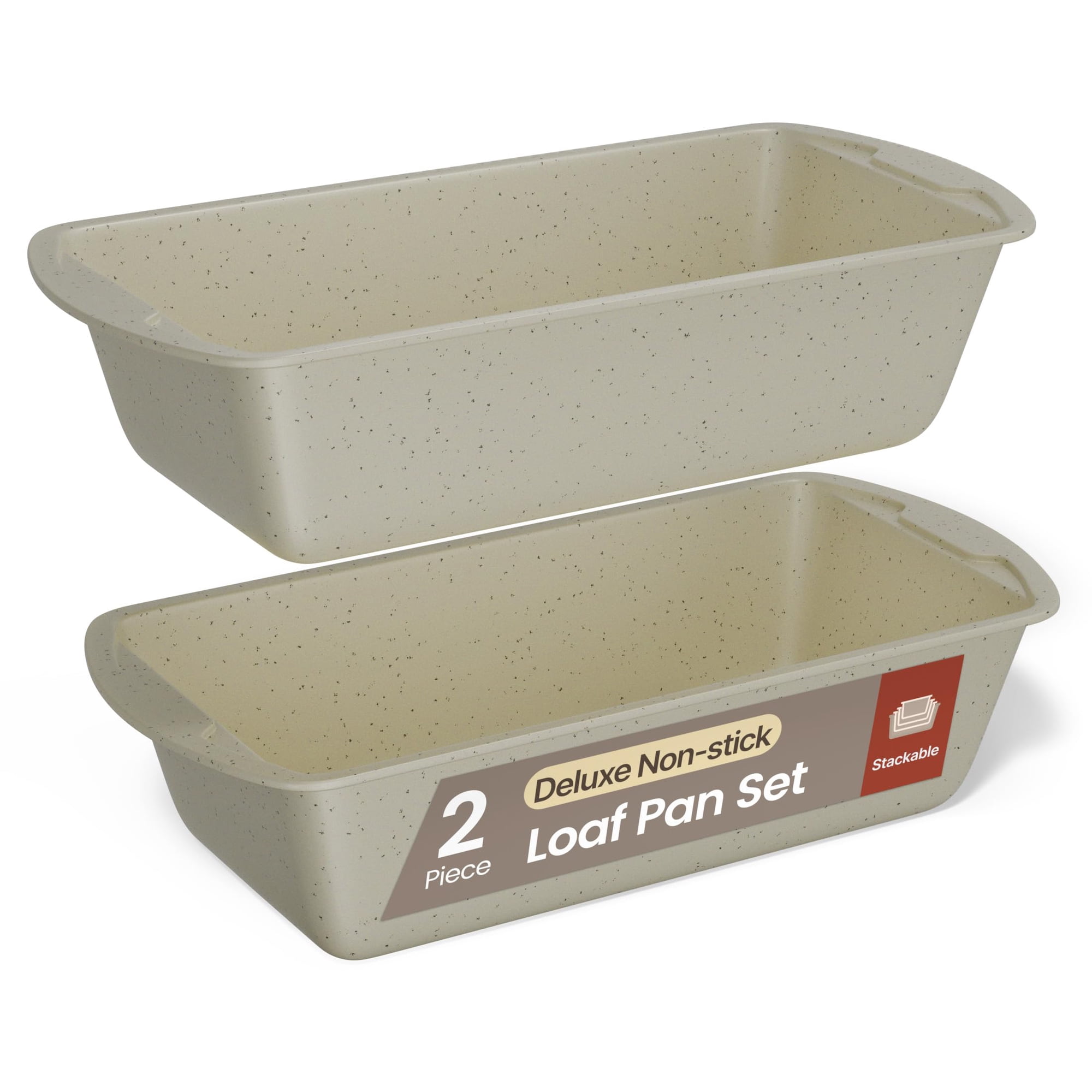 Juego De Moldes Para Pan Bakkenmaster 26x13x6 Y 28x15x7 Cm Antiadherente