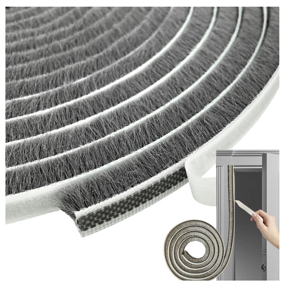 Pila autoadhesiva Weather Stripping Seal Zhilokdor, color gris