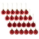 thumbnail image 1 of 24pcs 6cm bolas de navidad adornos de árbol de navidad colgando decoraciones rojo, 1 of 5
