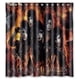 thumbnail image 1 of Cortina de ducha de Black Veil Brides, juego de cortina de baño con ganchos, tamaño 66 x 72 pulgadas, 1 of 3