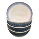 thumbnail image 1 of Pack 4 Plato Semi Hondo Decorativo Redondo Centro Blanco Azul, 1 of 3