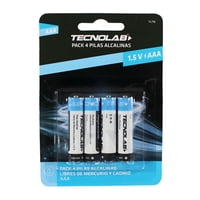Tecnolab - Pack 4 Pilas Alcalinas Aaa 1200 Mah - Ps