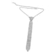 thumbnail image 3 of Collar De Diamantes De Imitación Con Lazo Para El Cuello, Joyería Para Mujeres Y Niñas, Cadena Brillante Plateada, 3 of 5