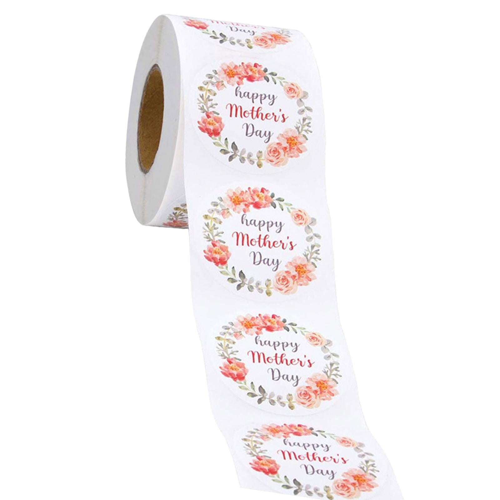 Magideal - Pegatina De Feliz Día De La Madre, Decoración Del Día De La Madre, Regalos Del Día De La Madre, Etiquetas De Sello Artístico, Pegatinas Para Etiquetas