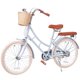 thumbnail image 4 of Bicicleta de viajero de 22 pulgadas con cesta delantera para niñas, marco de acero al carbono alto, bicicleta de la ciudad cómoda para montar al aire libre, 4 of 4