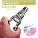 thumbnail image 3 of Cortauñas Krisp Beauty Professional de acero inoxidable, 3 of 6