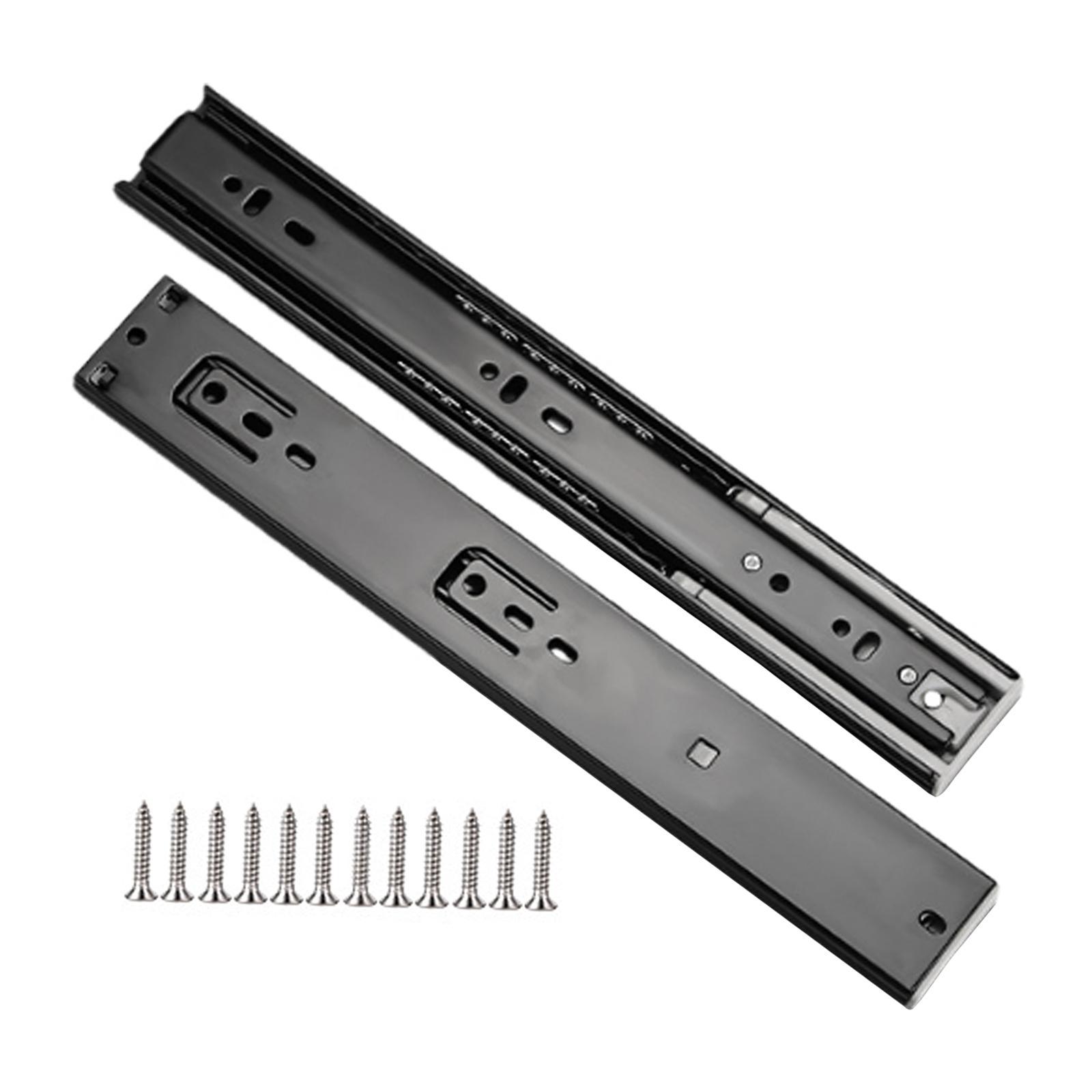 Magideal - 2X Correderas Para Cajones Correderas Para Cajones Resistentes Prácticas Alto Rendimiento Repuestos Fácil Instalación Guía Silenciosa De Alta Resisten 20 Pulgadas