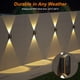 thumbnail image 5 of Luces solares para vallas Ellasay, paquete de 6 unidades, impermeables, IP65, 12 h, 5 of 6