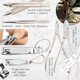thumbnail image 3 of Tijeras 3 Swords Germany Kit de manicura y pedicura de 10 piezas con estuche rosa, 3 of 6
