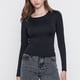 thumbnail image 3 of Polera Mujer Manga Larga PolySpandex Negro Corona, 3 of 5