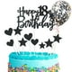 thumbnail image 1 of Adornos para tarta con brillantina para el 18.º cumpleaños, 1 of 5