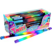 Ja-Ru Glitter Baton Varita (6 Unidades) 12"" Hada Mágica Arco Iris Colores Varitas Juguetes
