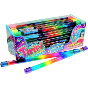 Ja-Ru Glitter Baton Varita (6 Unidades) 12"" Hada Mágica Arco Iris Colores Varitas Juguetes