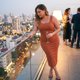 thumbnail image 2 of Agnes Orinda Trajes de Halloween Vestido de Mujer Tallas Grandes Vestido de Verano Sin Mangas Cuello Cuadrado Ajustado Cóctel Vestido de Tirantes 2X Naranja, 2 of 8