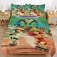 thumbnail image 1 of The Croods Cartoon Bedding Sets Ultra Soft Skin-Friendly Duvet Cover 3 Piece, Cute Comforter Cover Bed Set for Boys Girls Kids, 1 of 5