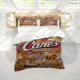 thumbnail image 1 of 3pcs Raising Cane's Signature Chicken Fingers & Fries Print Bedding Set Soft and Breathable Duvet Cover + Pillowcases, 1 of 1