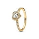 thumbnail image 1 of Anillo Elevated Heart Baño de Oro de 14k Talla 54, 1 of 4