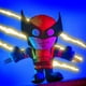 thumbnail image 4 of Peluche Bleacher Creatures Marvel Wolverine 8 Kuricha, 4 of 6
