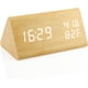 thumbnail image 1 of Reloj despertador digital de madera, reloj de escritorio LED digital de madera, actualizado con temperatura y tiempo, brillo ajustable y control de voz, visualización de humedad$Reloj despertador digi, 1 of 7