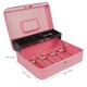 thumbnail image 4 of Caja de efectivo con cierre KYODOLED con bandeja de efectivo de 30 x 24 x 9 cm, color rosa, 4 of 7