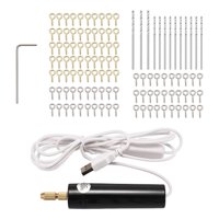 Ioensy - Mini Kit De Taladro Manual Con Cable Eléctrico Y Brocas Para La Fabricación De Joyas Herramienta De Plástico