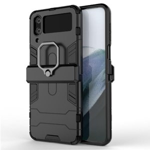 Foxdock Funda Antigolpes Para Samsung Galaxy Z Flip 4 5G – Protección Total Con Soporte Y Diseño Robusto