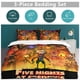 thumbnail image 5 of x550 Five Nights at Freddy's Bed Duvet Cover Microfiber Bedding Sets 3D Printed Lightweight 3 Piece Comforter Sets, 1 Duvet Cover And 2 Pillow Shams for Kids Boys Girls 90"x90" jn550, 5 of 5