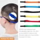 thumbnail image 2 of correas para gafas deportivas, correas ajustables antideslizantes para gafas de sol, cordón de sujeción, correa suave y duradera para correr, actividades al aire libre, deportes, hombres, niños, lect, 2 of 5